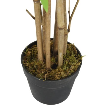 Arbore din bambus artificial 1288 de frunze 180 cm verde - Img 3