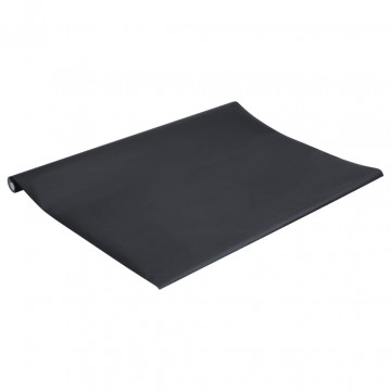 Autocolant pentru mobilier, negru mat, 90x500 cm, PVC - Img 4