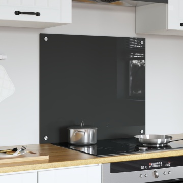 Backsplash pentru Bucătărie Gri Întunecat 70x60x0,6 cm Sticlă Temperată - Img 3