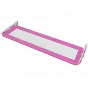 Balustradă de pat protecție copii, 2 buc., roz, 150 x 42 cm - Img 5