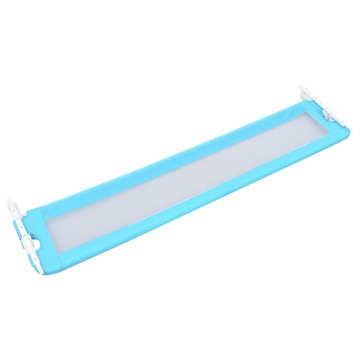 Balustradă de protecție pat copii albastru 180x42 cm poliester - Img 4