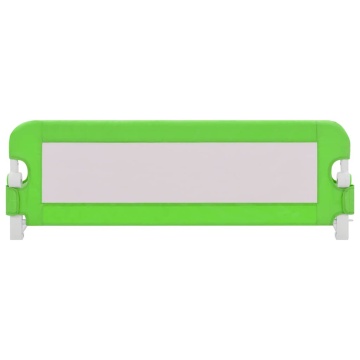 Balustradă de protecție pat copii, verde, 120x42 cm, poliester - Img 3