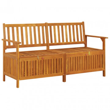 Bancă de depozitare, 148 cm, lemn masiv de acacia - Img 1