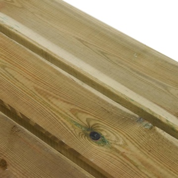 Bancă de grădină, 110 cm, lemn masiv de pin impregnat - Img 5