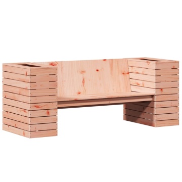 Banchetă cu jardiniere, 167,5x60x65 cm, lemn masiv douglas - Img 2