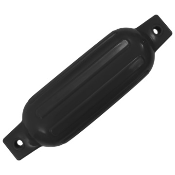 Bară de protecție barcă, 4 buc., negru, 41x11,5 cm, PVC - Img 2