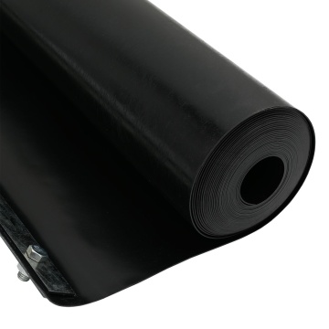 Barieră de rădăcină cu șine de conectare Negru 0,7x15 m 1,5 mm HDPE - Img 2