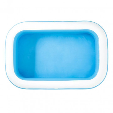 Bestway Piscină gonflabilă, albastru/alb, 262x175x51 cm dreptunghiular - Img 2