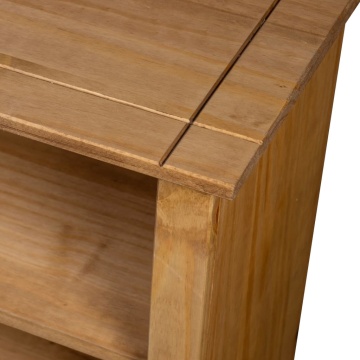 Bibliotecă, 80 x 35 x 110 cm, lemn masiv de pin, gama Panama - Img 6