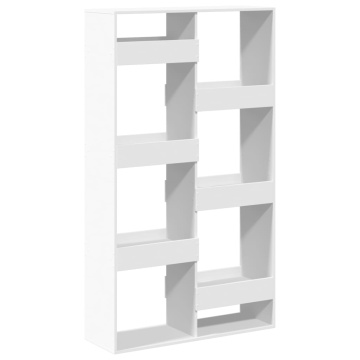 Bibliotecă, alb, 100x33x175 cm, lemn prelucrat - Img 5