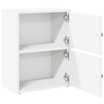 Bibliotecă, alb, 40x24x52 cm, lemn prelucrat - Img 8