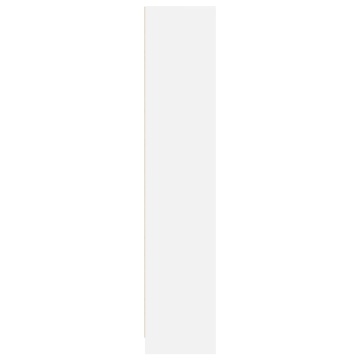 Bibliotecă, alb, 57x28,5x141 cm, lemn prelucrat - Img 8
