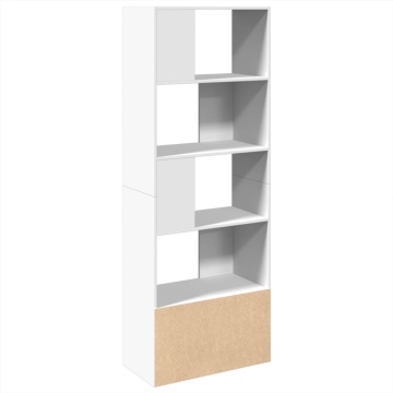 Bibliotecă, alb, 70x36x189 cm, lemn prelucrat - Img 8