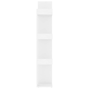 Bibliotecă, alb, 86x25,5x140 cm, PAL - Img 5