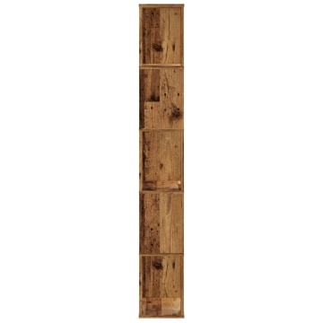 Bibliotecă cu 5 niveluri lemn vechi 45x23,5x162,5 cm lemn - Img 4