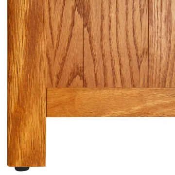 Bibliotecă cu 6 rafturi, 80 x 22,5 x 180 cm, lemn masiv stejar - Img 7