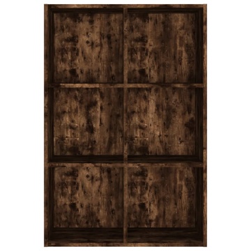 Bibliotecă/dulap, stejar fumuriu, 66x30x98 cm, lemn prelucrat - Img 5
