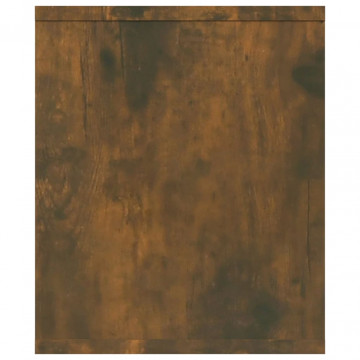 Bibliotecă/dulap TV stejar fumuriu 143x30x36 cm lemn prelucrat - Img 6