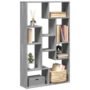 Bibliotecă, gri sonoma, 72x20x120 cm, lemn prelucrat - Img 1