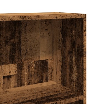 Bibliotecă, lemn vechi, 60x24x143 cm, lemn prelucrat - Img 6