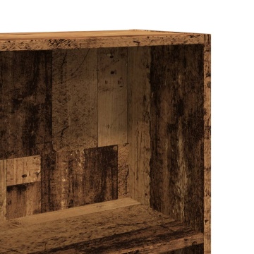 Bibliotecă, lemn vechi, 60x24x176 cm, lemn prelucrat - Img 6