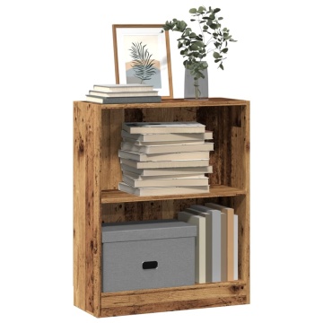 Bibliotecă, lemn vechi, 60x24x76 cm, lemn prelucrat - Img 1