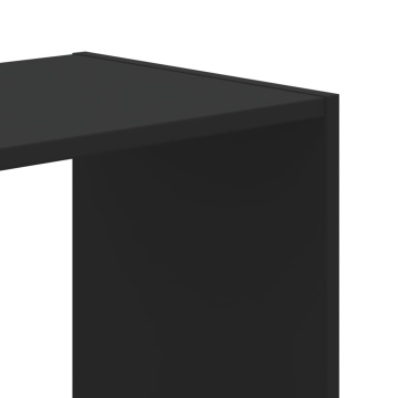 Bibliotecă, negru, 102x32x108 cm, lemn prelucrat - Img 5