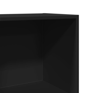 Bibliotecă, negru, 40x30x189 cm, lemn prelucrat - Img 6