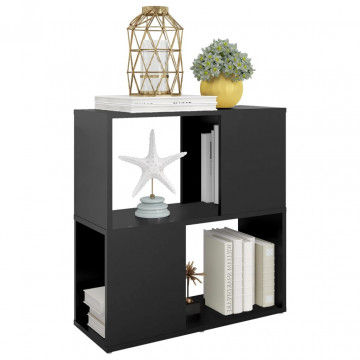 Bibliotecă, negru, 60 x 24 x 63 cm, PAL - Img 8