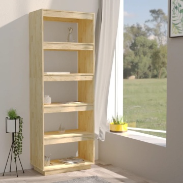 Bibliotecă/Separator cameră, 60x35x167 cm, lemn masiv pin - Img 3