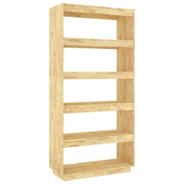 Bibliotecă/Separator cameră, 80x35x167 cm, lemn masiv pin - Img 2