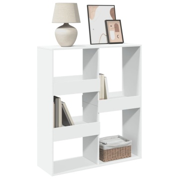 Bibliotecă/Separator cameră, alb, 100x33x115 cm - Img 3