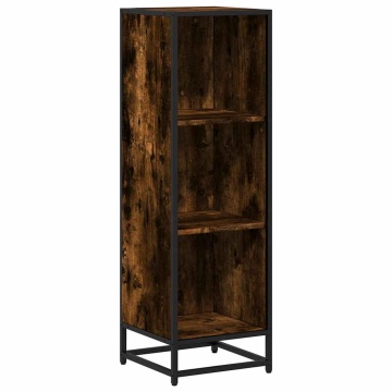 Bibliotecă, stejar fumuriu, 33,5x33x107,5 cm, lemn prelucrat - Img 2