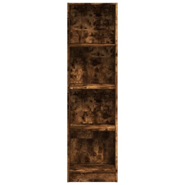 Bibliotecă, stejar fumuriu, 40x24x143 cm, lemn prelucrat - Img 4