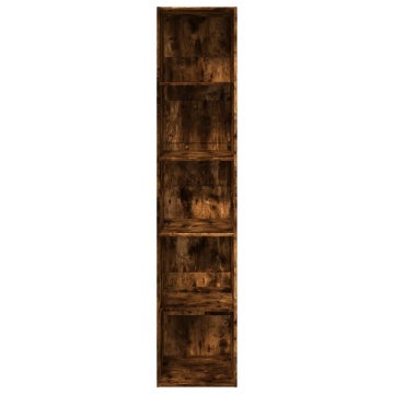 Bibliotecă, stejar fumuriu, 40x30x189 cm, lemn prelucrat - Img 4