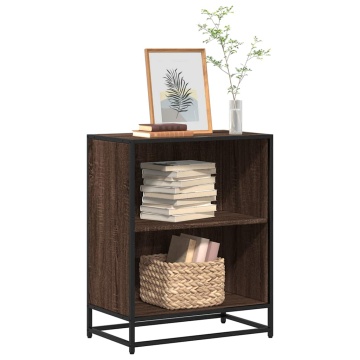 Bibliotecă, stejar maro, 60x35x76 cm, lemn prelucrat - Img 1