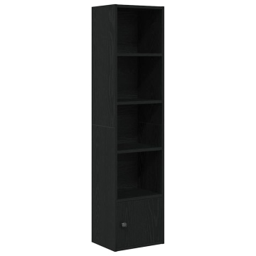 Bibliotecă Stejar negru 31x24x127 cm Lemn prelucrat - Img 2