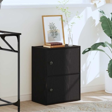 Bibliotecă Stejar negru 40x24x52 cm Lemn prelucrat - Img 3