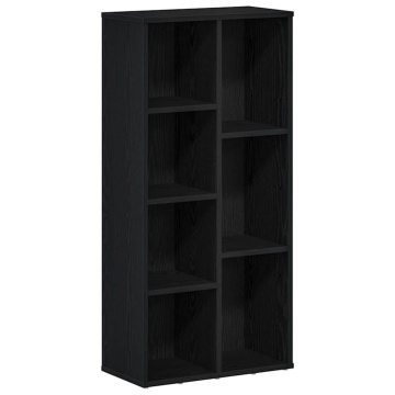 Bibliotecă, stejar negru, 50x25x104 cm, lemn prelucrat - Img 2
