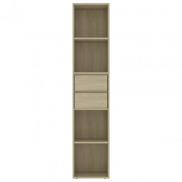 Bibliotecă, stejar Sonoma, 36 x 30 x 171 cm, PAL - Img 4