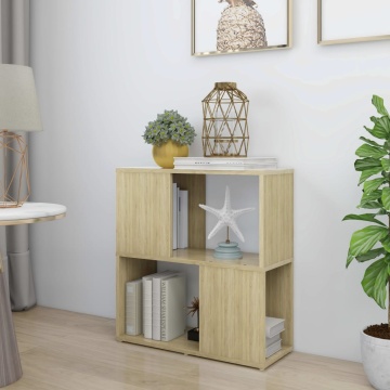 Bibliotecă, stejar sonoma, 60x24x63 cm, PAL - Img 1