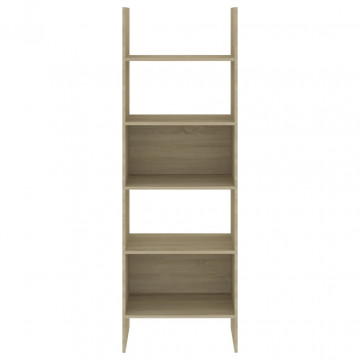 Bibliotecă, stejar Sonoma, 60x35x180 cm, PAL - Img 3