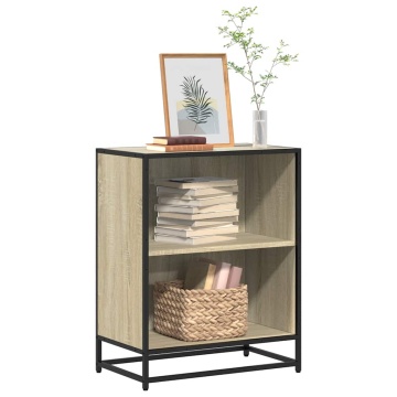 Bibliotecă, stejar Sonoma,60x35x76 cm, PAL - Img 1