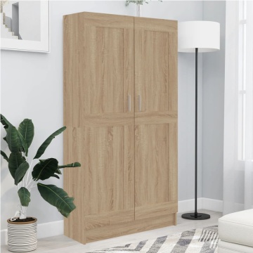 Bibliotecă, stejar Sonoma, 82,5 x 30,5 x 150 cm, PAL - Img 1