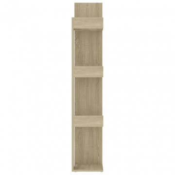 Bibliotecă, stejar sonoma, 86x25,5x140 cm, PAL - Img 5