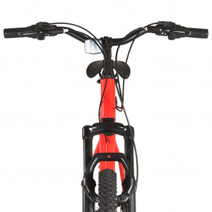 Bicicletă montană, 21 viteze, roată 29 inci, cadru 53 cm, roșu - Img 7