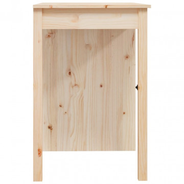 Birou, 100x50x75 cm, lemn masiv de pin - Img 7