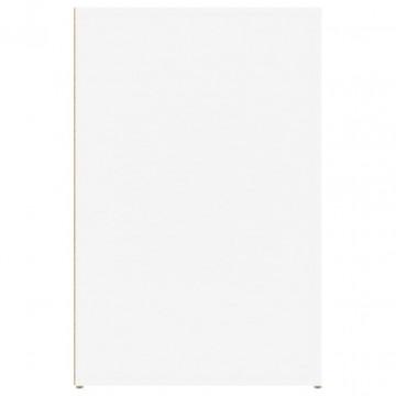 Birou, alb, 100x49x75 cm, lemn prelucrat - Img 7