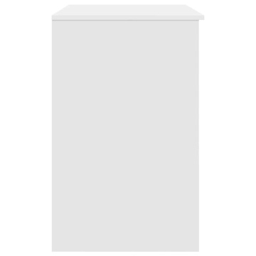 Birou alb 86x49x76 cm lemn prelucrat - Img 6