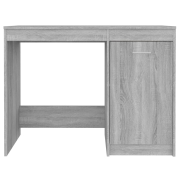 Birou, gri sonoma, 100x50x76 cm, lemn prelucrat - Img 4